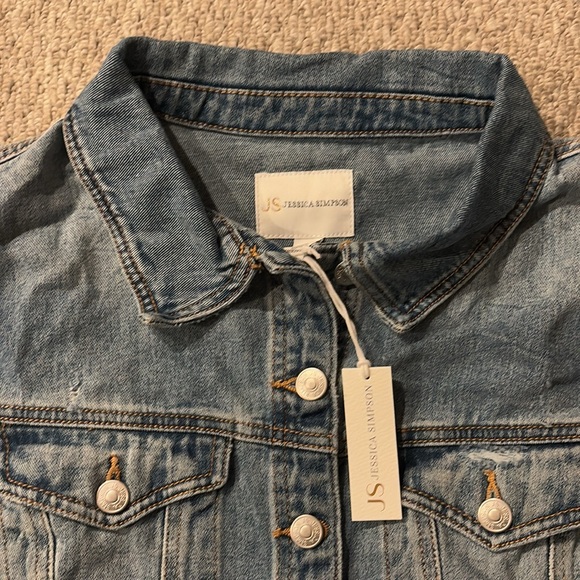 Jessica Simpson Light Blue Denim Jacket - Picture 2 of 3
